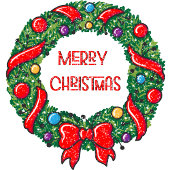 ハッピーホリデーズツリーズスノーフレークモダングレイ