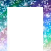 雪モダンカラフル片の冬のクリスマスパーティー 招待状