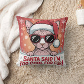 Cool Sphynx Cat Christmas Santa Design シーズンカード