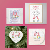 メリークリスマスウォーター格言とキノコ ラッピングペーパー