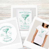 7月のクリスマスファミリーネームカクテルパーティー ペーパープレート