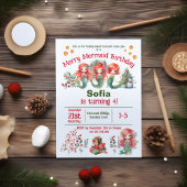 クリスマスマーメイド誕生日 バンティングフラッグ