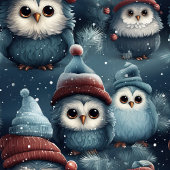 クリスマスフクロウ シーズンカード