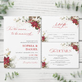 冬の結婚式プレイスカード プレイスカード (この独立クリエイターのコレクションをカスタマイズ。)