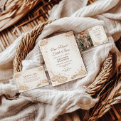 Cinnamon Swirl Little Bun 1st Birthday ペーパープレート