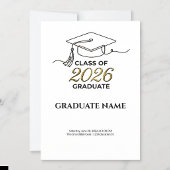 Class 2026 Graduation Banner / Pancarta Graduación 横断幕