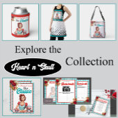 クラシックブルーの誕生日パーティー感謝カード ノートカード