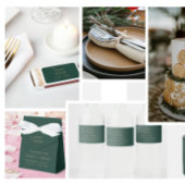 前夜エレガントのエメラルドグリーン結婚ズ フェイバーボックス