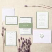 Formal Classic Sage Green Wedding Seating Chart テーブルナンバー (この独立クリエイターのコレクションをカスタマイズ。)