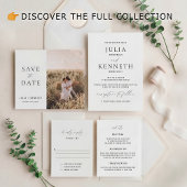 シンプルクラシック結婚式 プログラム ハンドファン