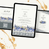 ヴィンテージレース及び真珠フローラ マグカップ