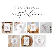 沿岸女性のカーボーイエレガントブライダルシャワー エンクロージャーカード