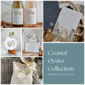 コースタルウォーター結婚カラーオイスター オールインワン招待状