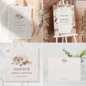 Ocean Seashells Beach Boho Coastal Bridal Shower フェイバータグ