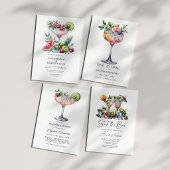 Bikinis & Martinis Tropical Bachelorette Weekend 招待状