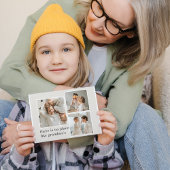 コラージュ写真と引用文最高のおばあちゃんギフト スクエア壁時計