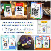Google Reviews | Business Review Link QR Code スクエア名刺