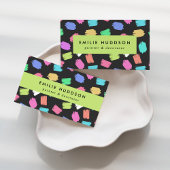 絵を描筆のストローク、ペインタ絵を描ー、デコレータ スクエア名刺