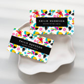 パロッカラフルト、花、ペットショップ、バードストア 名刺