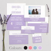 ブラックカラーブロックカスタム差出人住所ラベル ラベル