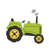 Construction Dump Truck スタンダードカクテルナプキン