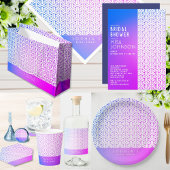 着物パターン毘沙門亀甲柄ブライダルシャワー 招待状