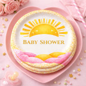 Yellow Sunshine Seating Chart For Baby Girl Shower ポスター