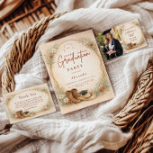 Photo Country Wildflower Graduation Party 案内状