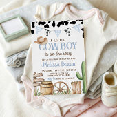 Cowboy Baby Shower Invitation 招待状