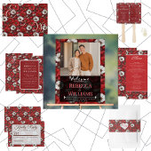 Luxurious Anemones Petal Vineyard Wedding コースター