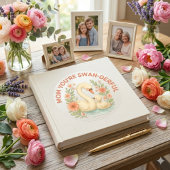 Cute Pink Easter Bunny Watercolor シーズンカード