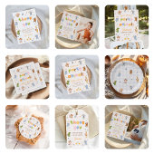 Calling All Party Animals Safari Birthday Photo サンキューカード
