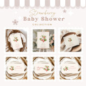 かわいいベリースイートベビーシャワーノートベビー エンクロージャーカード