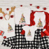 キュートなにゃんクリスマスツリー Tシャツ