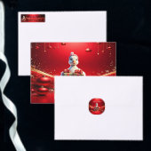 Cute Duck Christmas Holiday Card シーズンカード