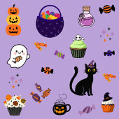 かわいいハロウィンお菓子パーティー 招待状