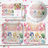 Cute Anime Girl's Ice Cream Birthday Party   横断幕