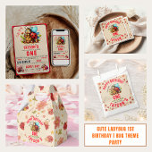 Cute Ladybug 1st Birthday | Bug Theme Party スタンダードカクテルナプキン