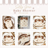 キュート間抜けグースベイビーシャワー招待状 招待状