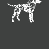 ダルマティアン犬の赤ちゃん男女兼用シャワー 招待状