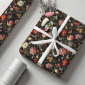 ダークボタニカルマクシマリストバロックエレガントフローラ コースター