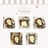 ダークロマンス結婚アールヌーボー サンキューカード