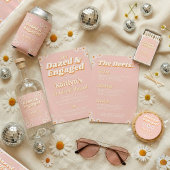 Dazed & Engaged Groovy 70s Bachelorette Party タペストリー