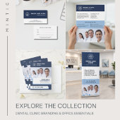 Dental Clinic Dentist Custom Logo QR Code 名刺