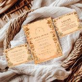 Desert Cowgirl Bridal Shower サンキューカード