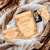 Photo Desert Wildflower Western Graduation 案内状