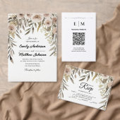 デザイナー水彩花差出人住所ラベル ラベル (この独立クリエイターのコレクションをカスタマイズ。)