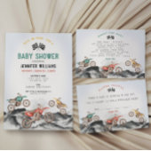 Dirt Bike Large Baby Shower Welcome 横断幕