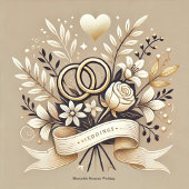 エンチャントスターリーナイト結婚式招待状 招待状