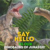 恐竜ジュラシック世界時代 招待状